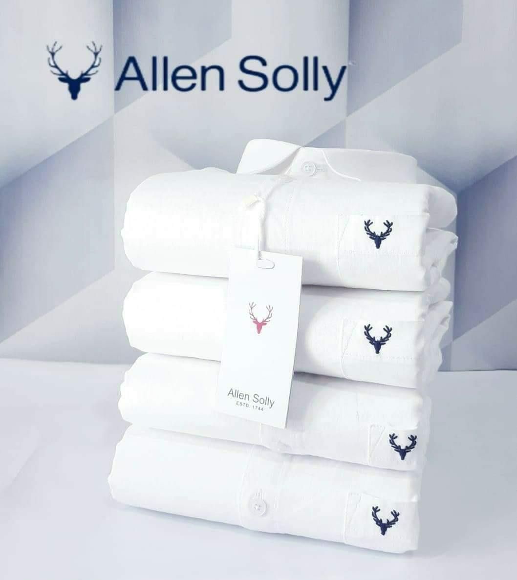 Allen Solly White cotton shirt (pack of 1)